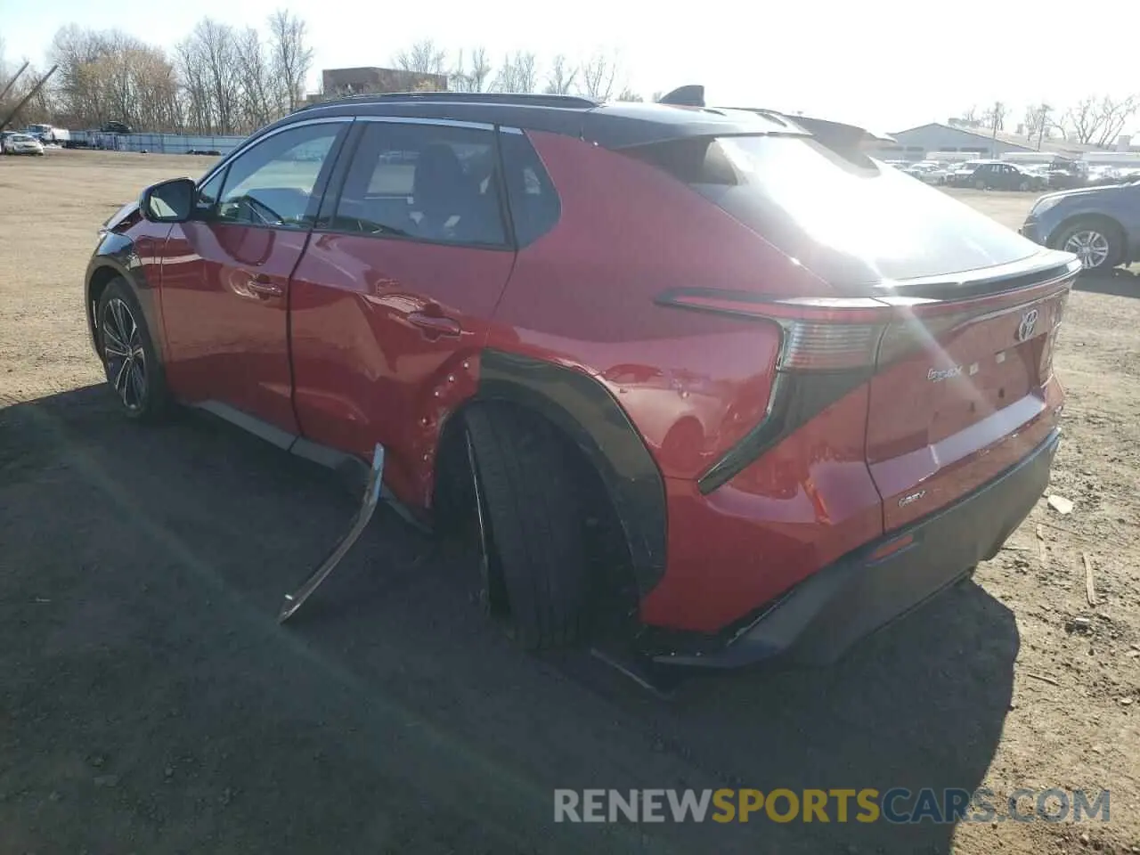 2 fotografías del automóvil dañado JTMABACA0SA093169 TOYOTA BZ4X XLE 2025