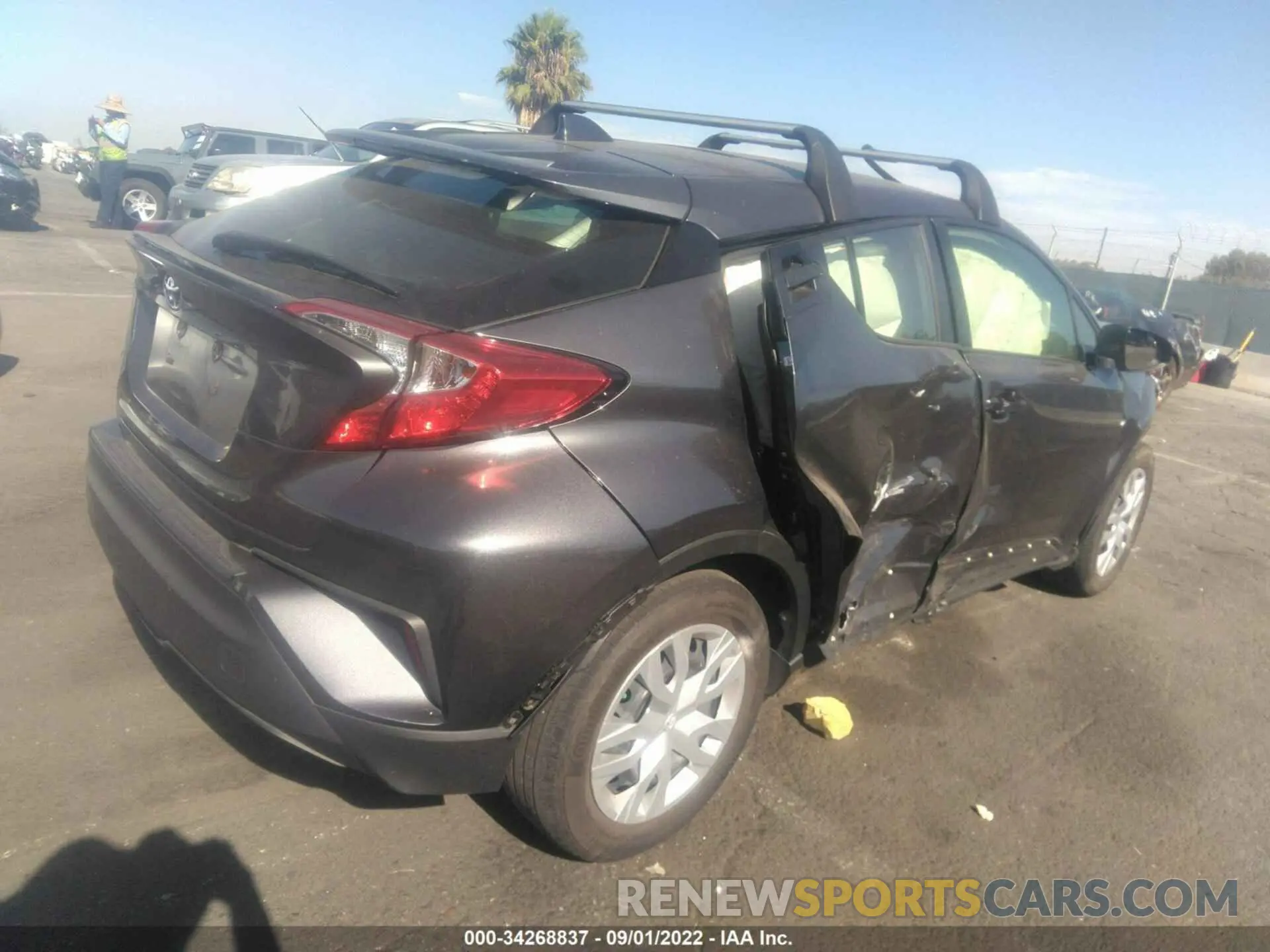 4 fotografías del automóvil dañado JTNKHMBX0K1014525 TOYOTA C-HR 2019