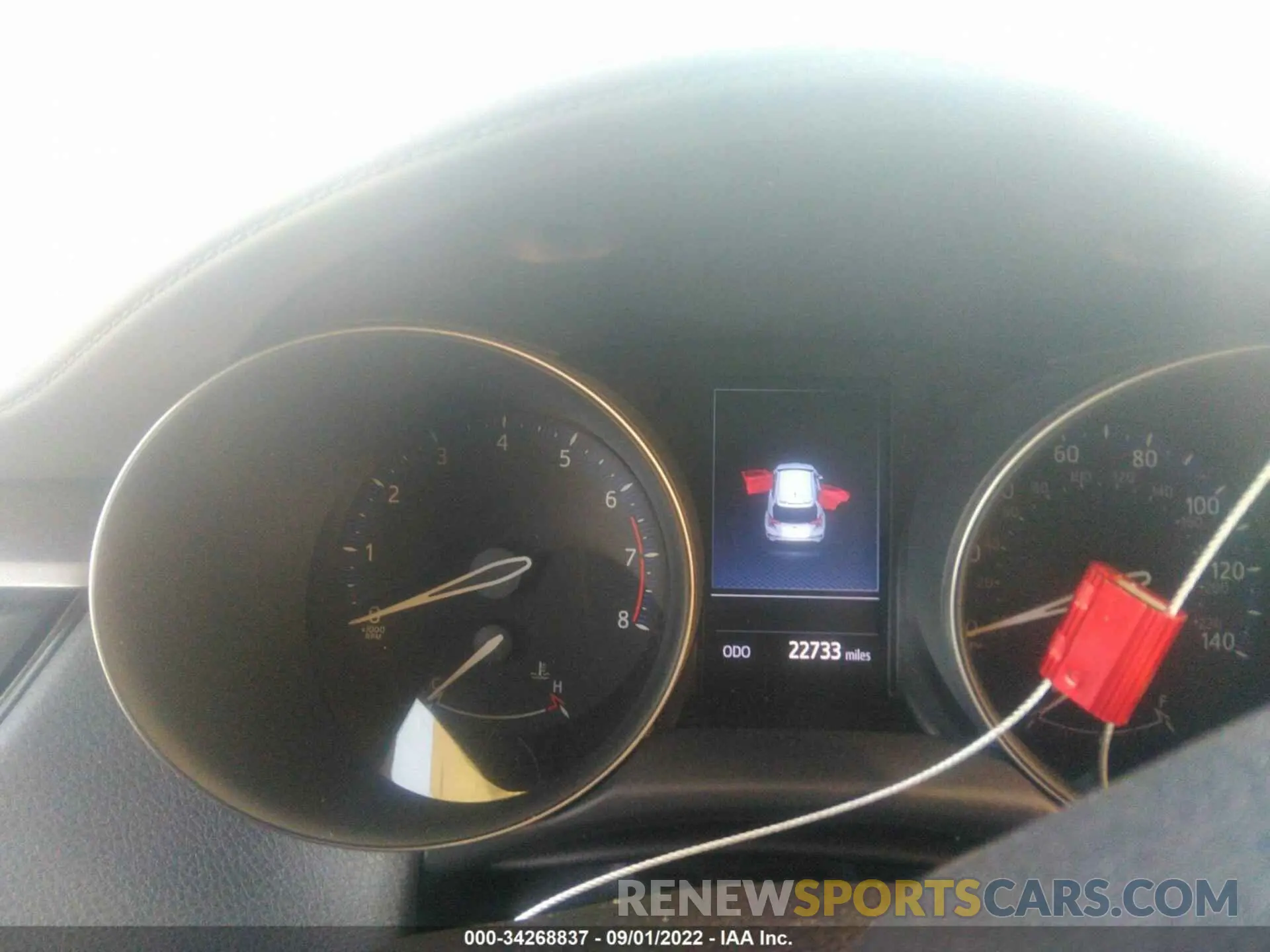 7 fotografías del automóvil dañado JTNKHMBX0K1014525 TOYOTA C-HR 2019