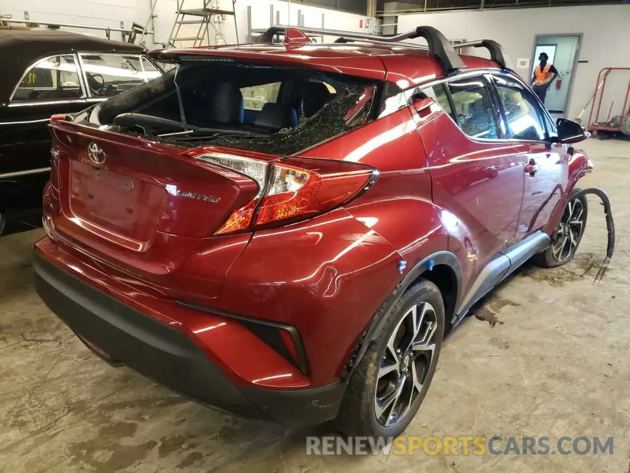 4 fotografías del automóvil dañado JTNKHMBX0K1024164 TOYOTA C-HR 2019