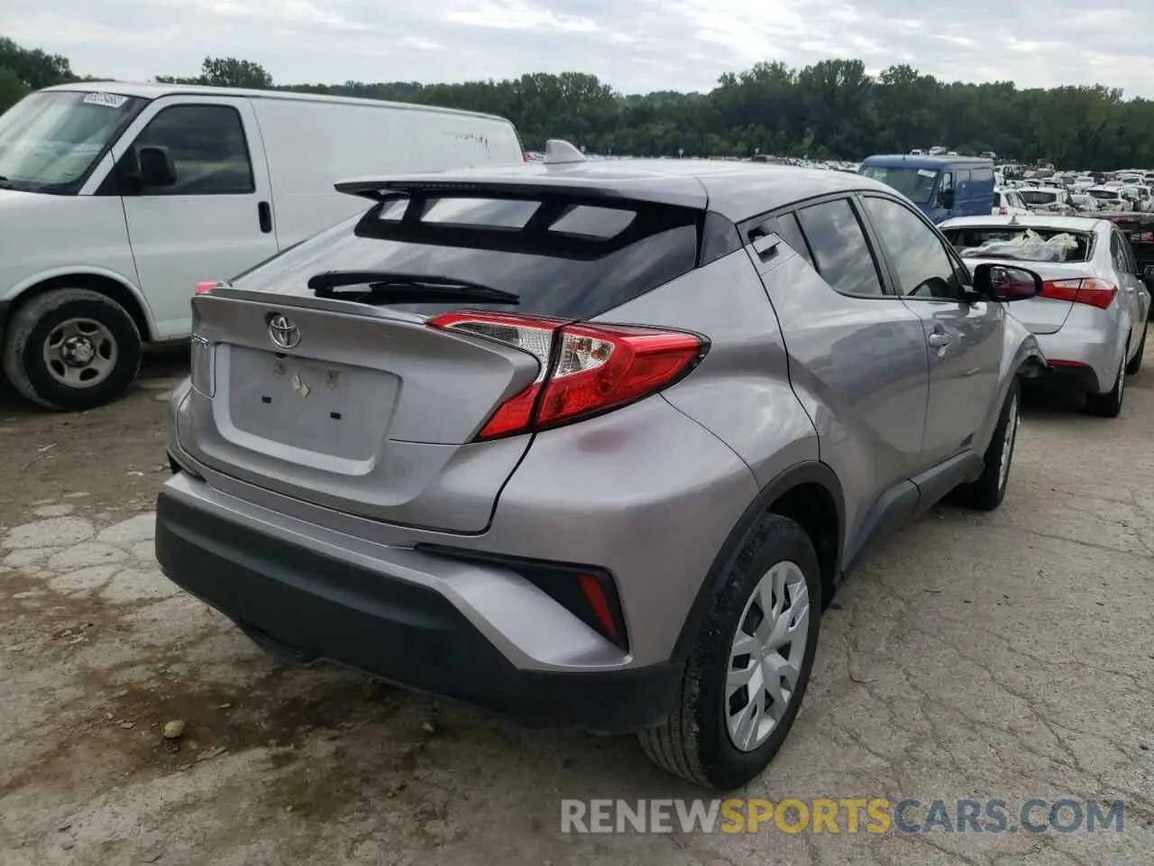 4 fotografías del automóvil dañado JTNKHMBX0K1033141 TOYOTA C-HR 2019