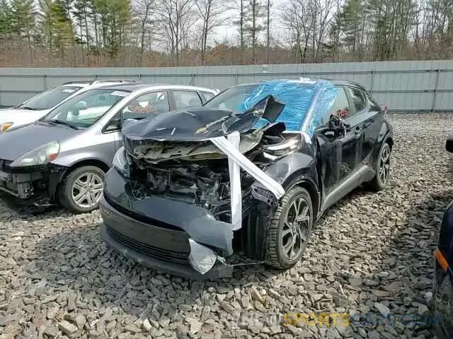 12 fotografías del automóvil dañado JTNKHMBX0K1040753 TOYOTA C-HR 2019