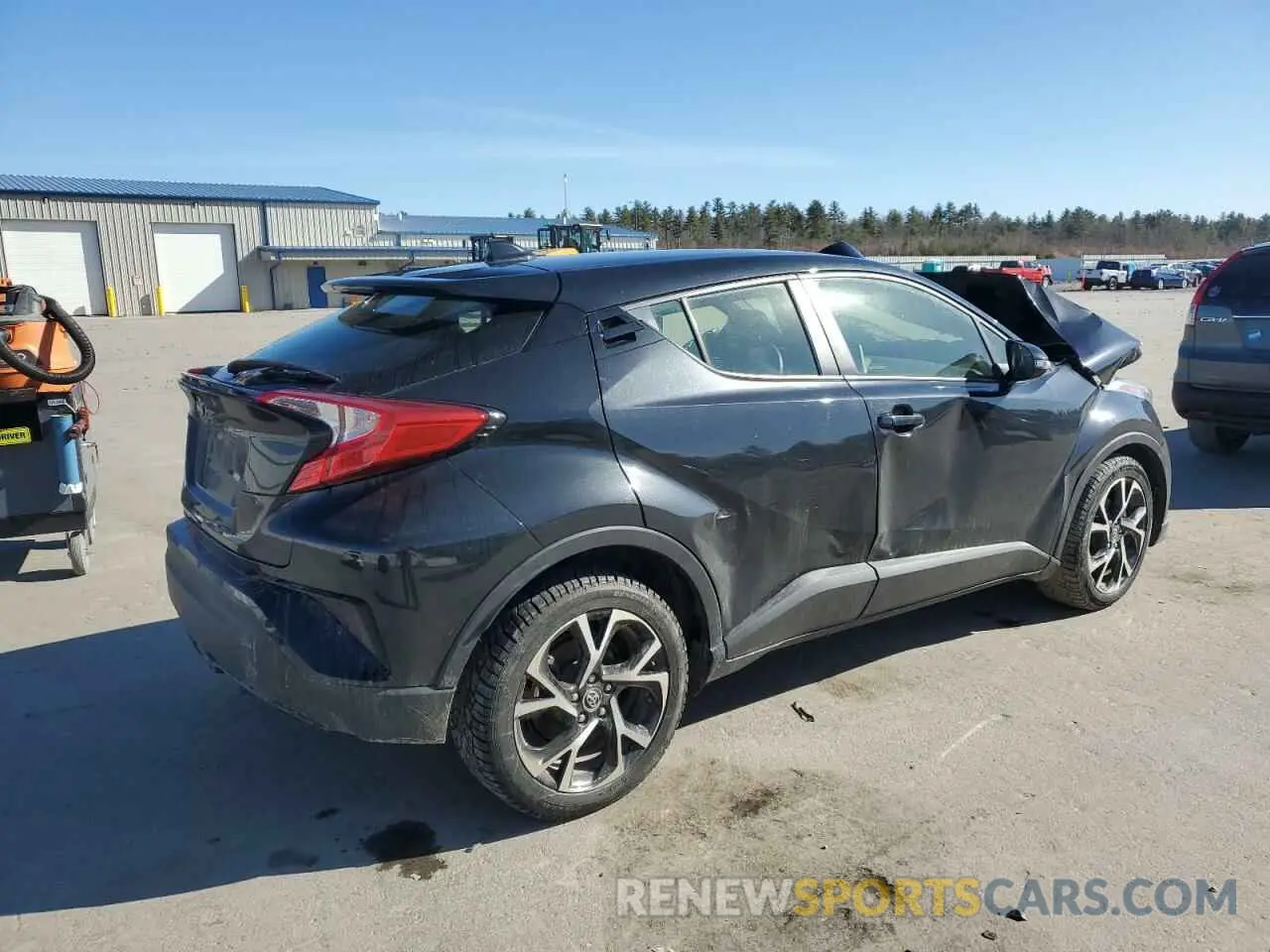 3 fotografías del automóvil dañado JTNKHMBX0K1040753 TOYOTA C-HR 2019