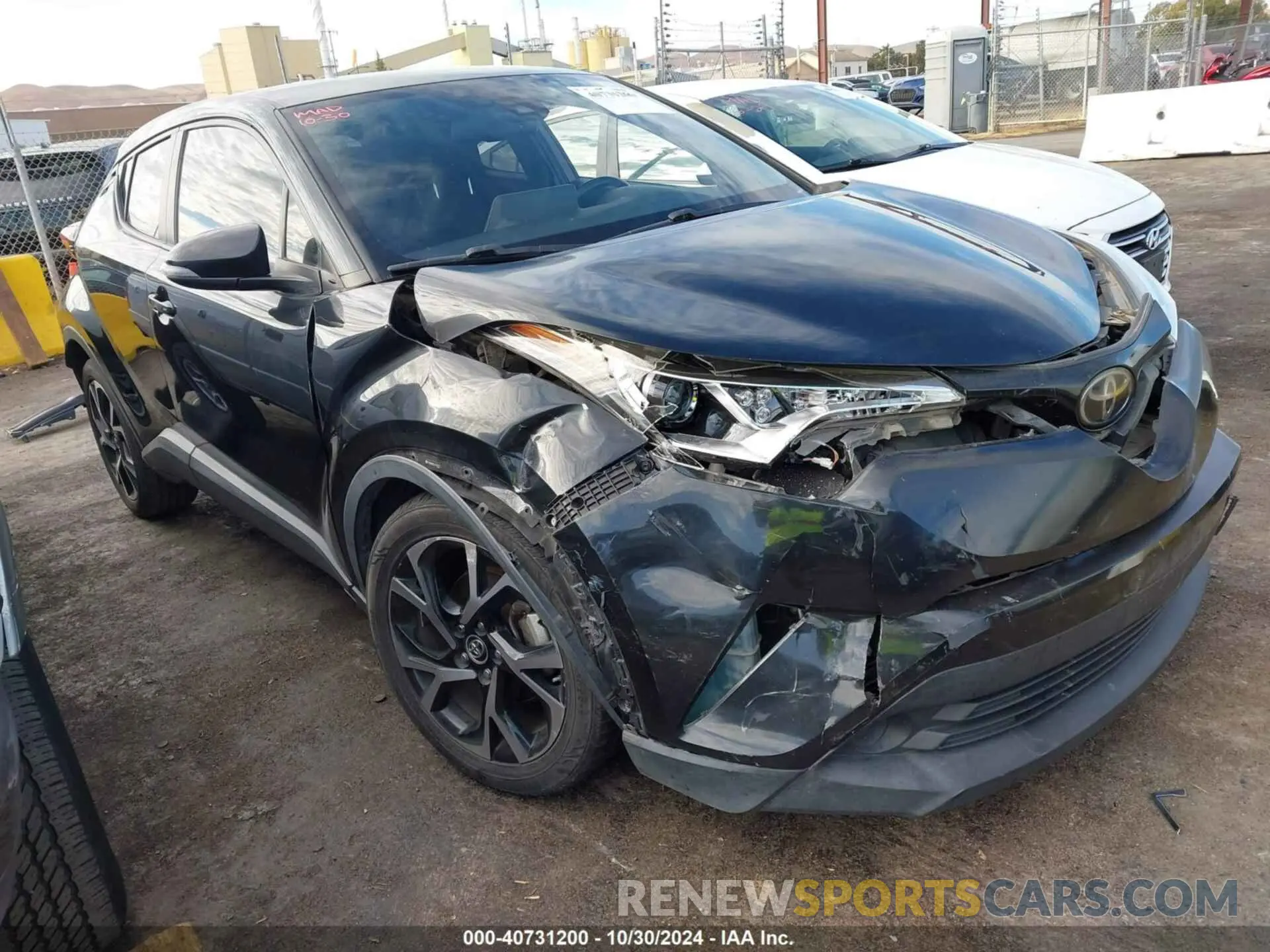 1 fotografías del automóvil dañado JTNKHMBX0K1043202 TOYOTA C-HR 2019