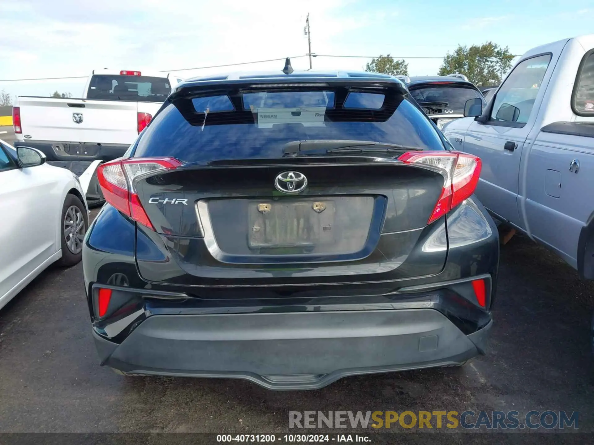 16 fotografías del automóvil dañado JTNKHMBX0K1043202 TOYOTA C-HR 2019