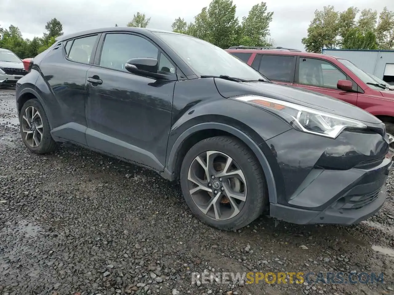 4 fotografías del automóvil dañado JTNKHMBX0K1047248 TOYOTA C-HR 2019