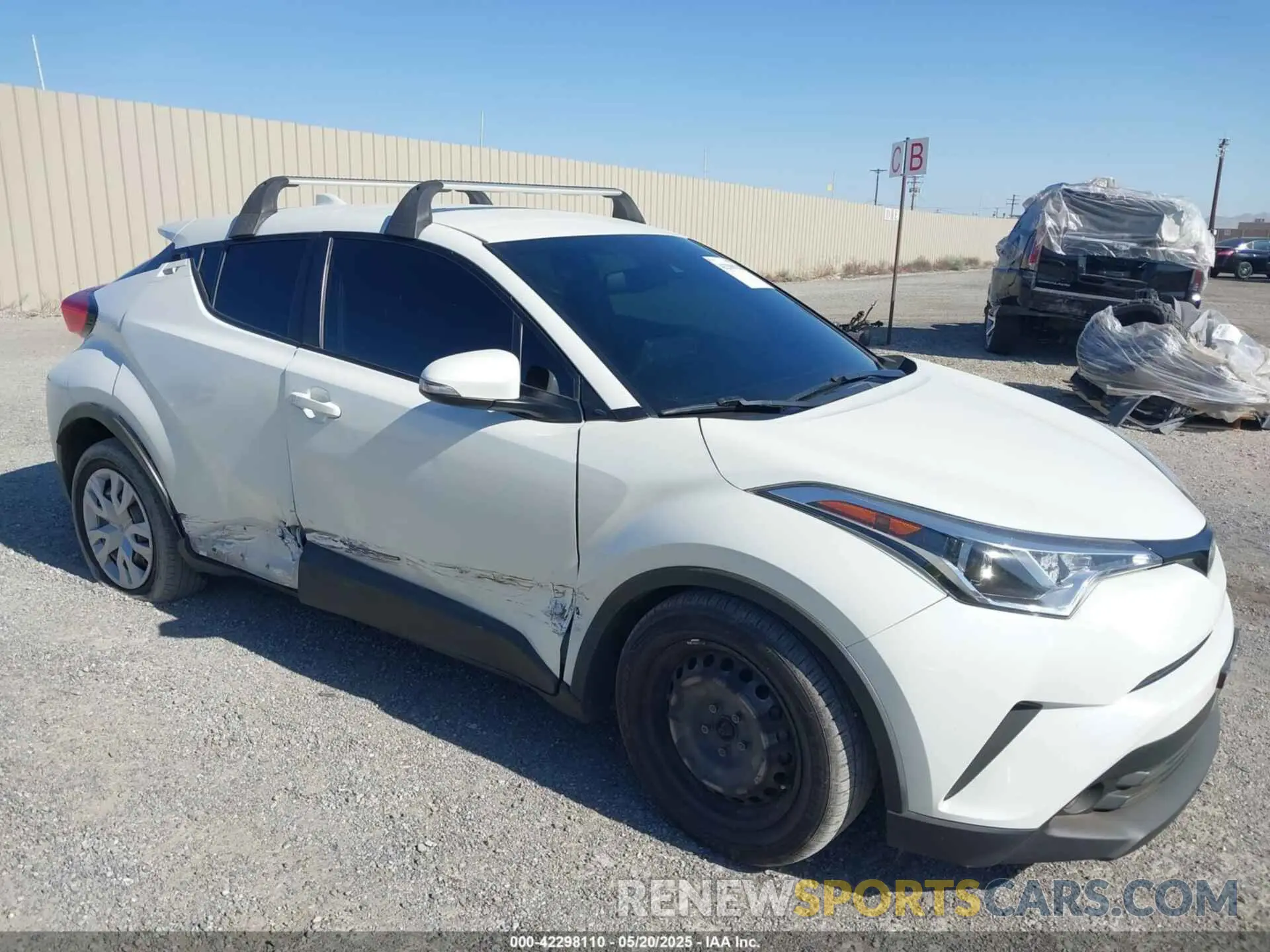 1 fotografías del automóvil dañado JTNKHMBX0K1049131 TOYOTA C-HR 2019