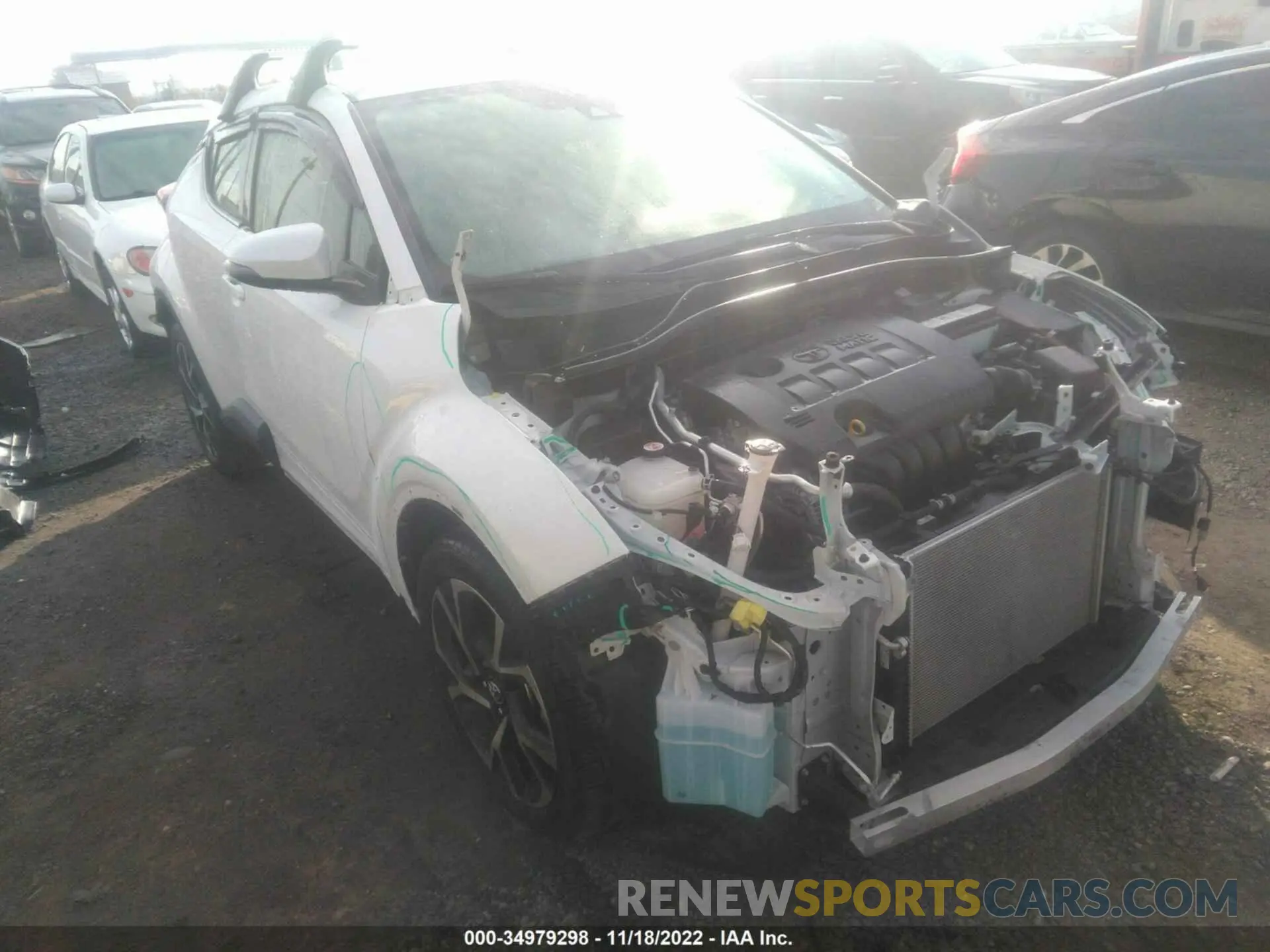 1 fotografías del automóvil dañado JTNKHMBX0K1060100 TOYOTA C-HR 2019