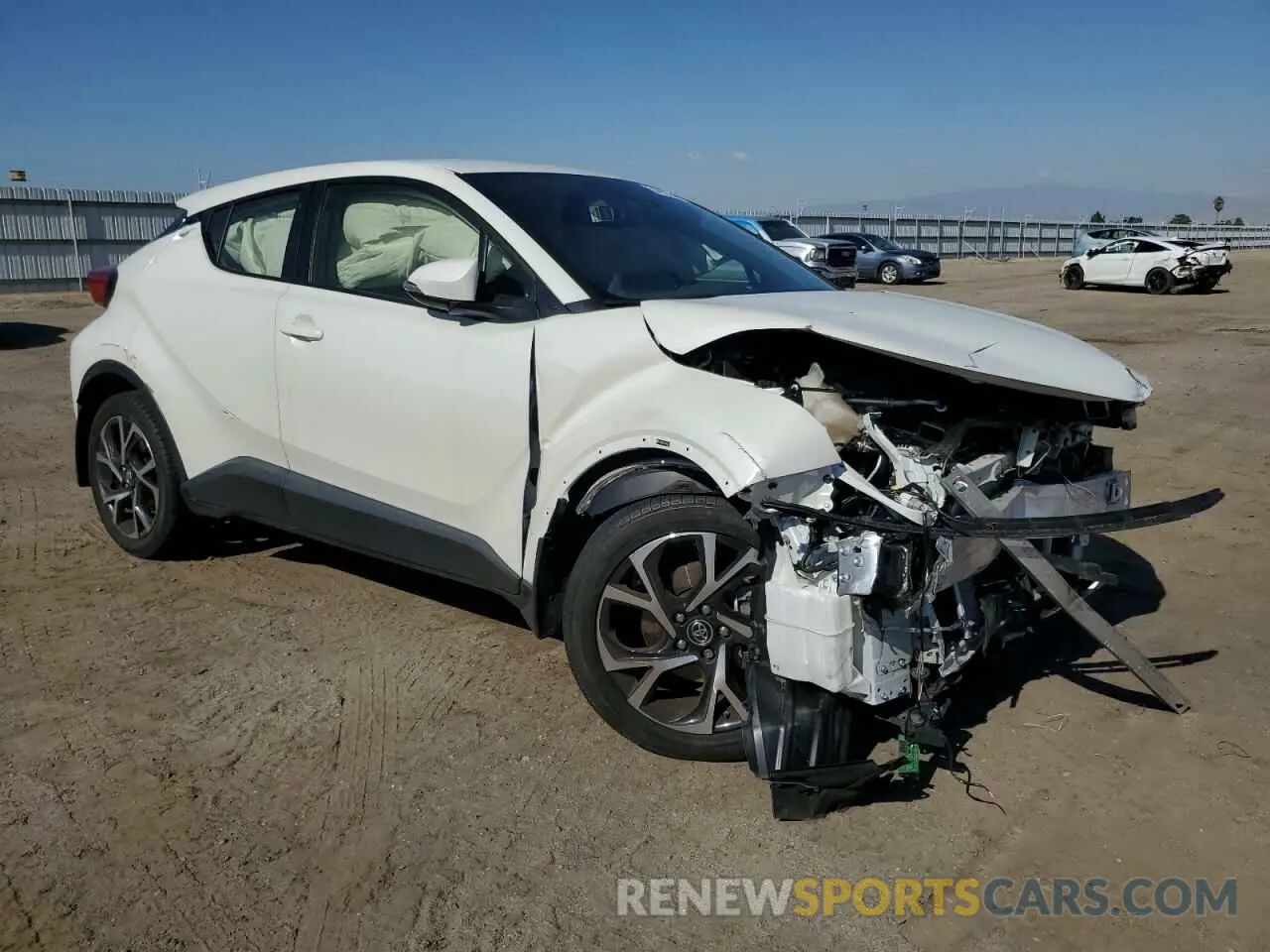 4 fotografías del automóvil dañado JTNKHMBX1K1014761 TOYOTA C-HR 2019