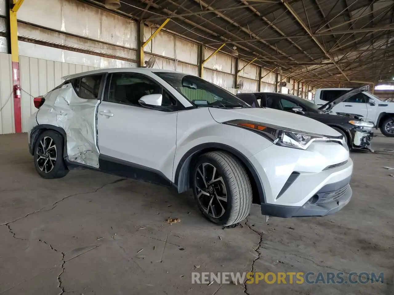 4 fotografías del automóvil dañado JTNKHMBX1K1022441 TOYOTA C-HR 2019