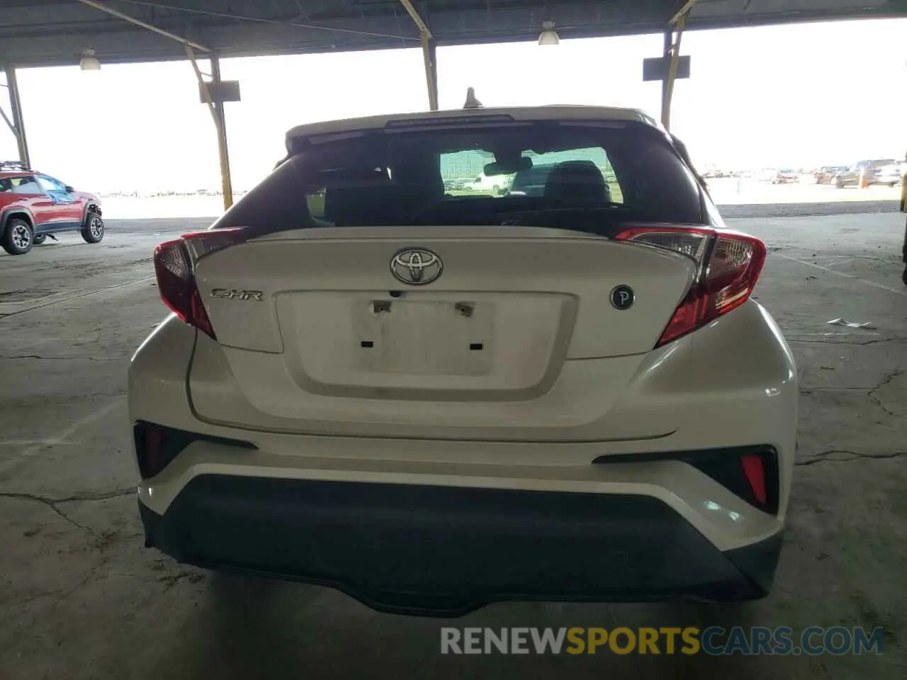 6 fotografías del automóvil dañado JTNKHMBX1K1022441 TOYOTA C-HR 2019