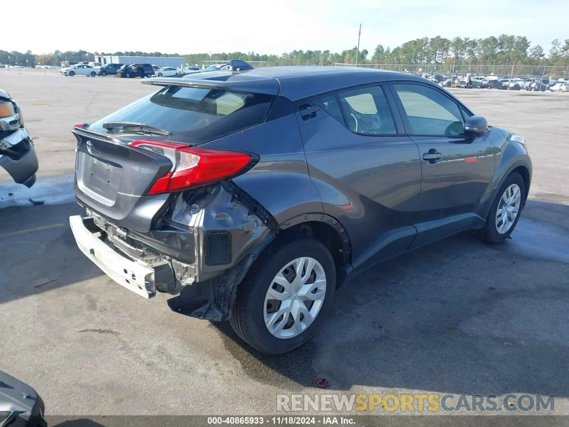 4 fotografías del automóvil dañado JTNKHMBX1K1023315 TOYOTA C-HR 2019
