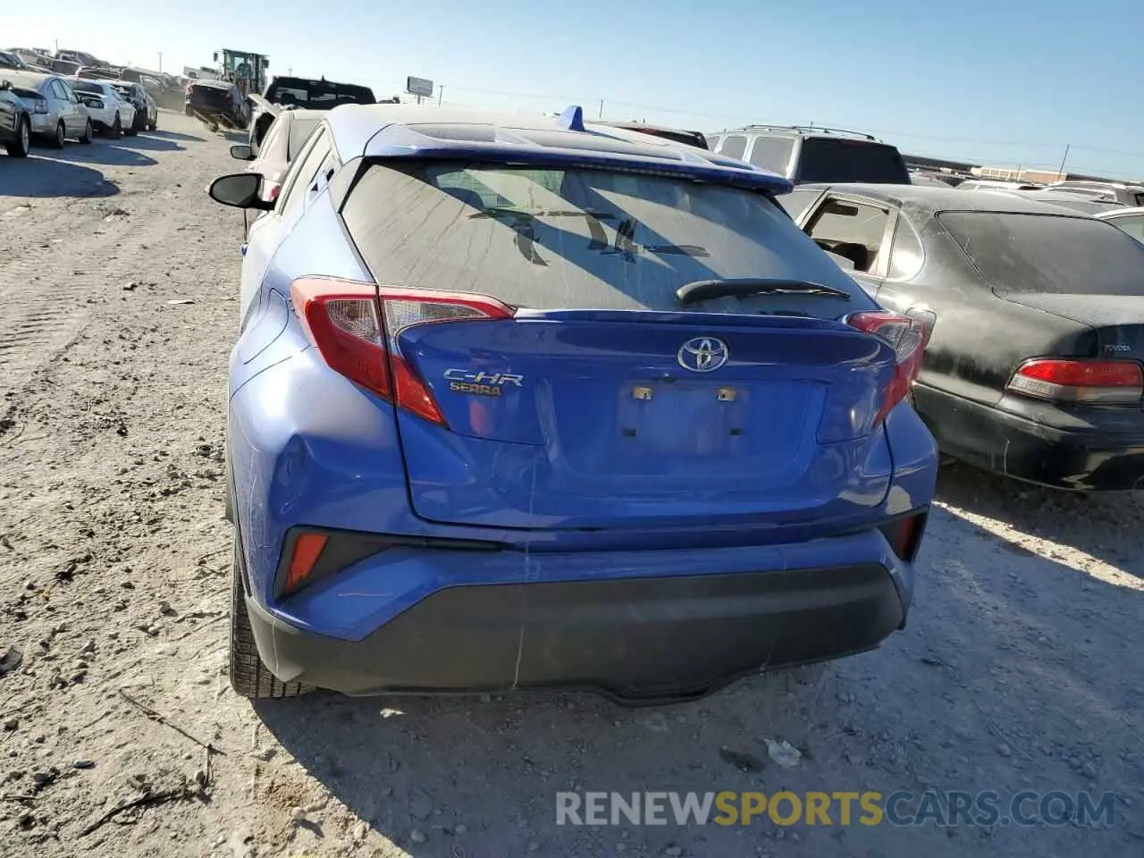 6 fotografías del automóvil dañado JTNKHMBX1K1023623 TOYOTA C-HR 2019