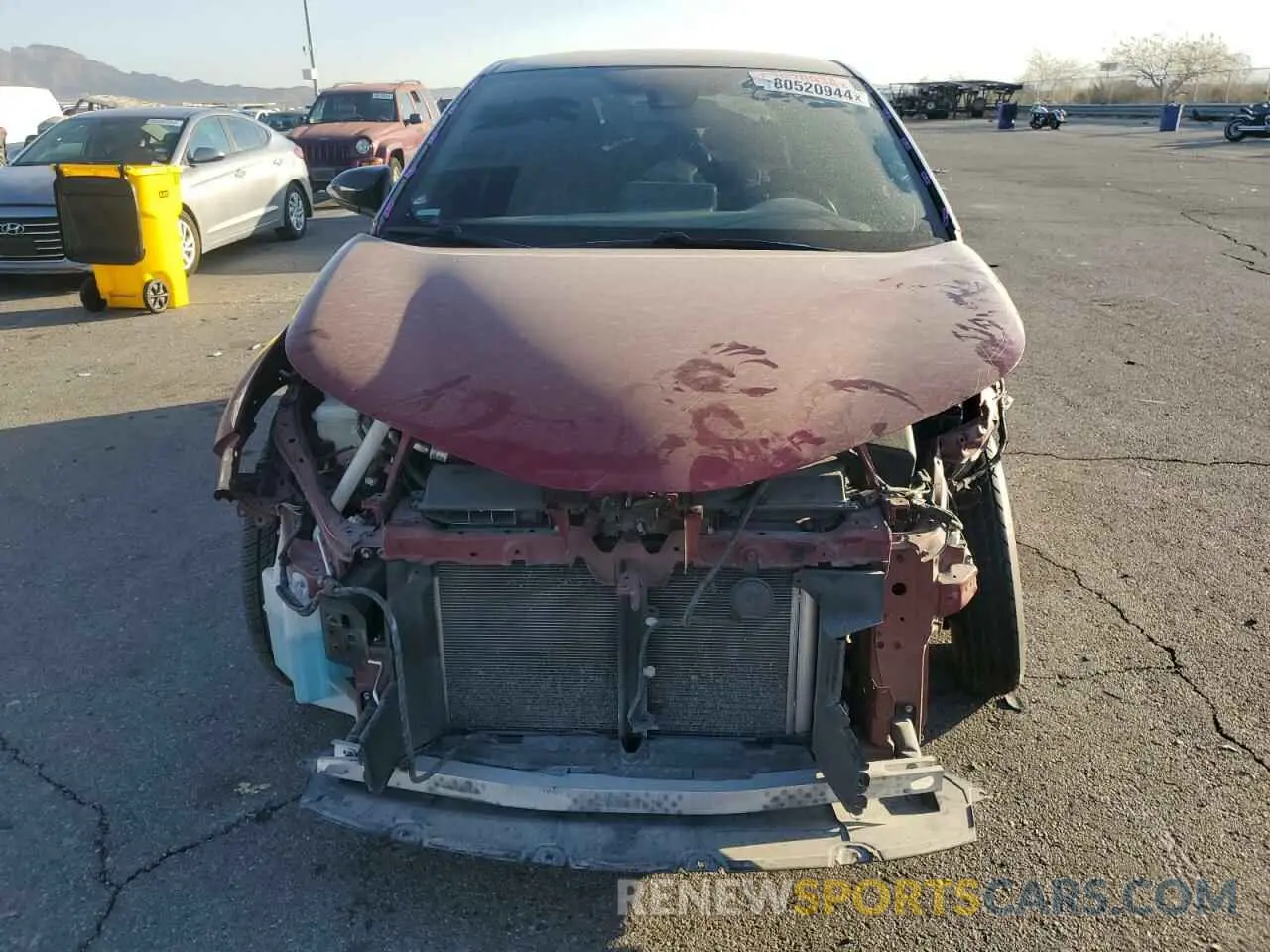 5 fotografías del automóvil dañado JTNKHMBX1K1027235 TOYOTA C-HR 2019