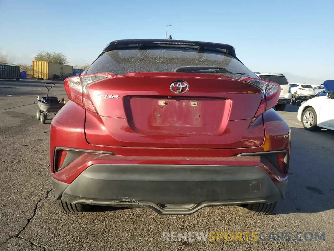 6 fotografías del automóvil dañado JTNKHMBX1K1027235 TOYOTA C-HR 2019