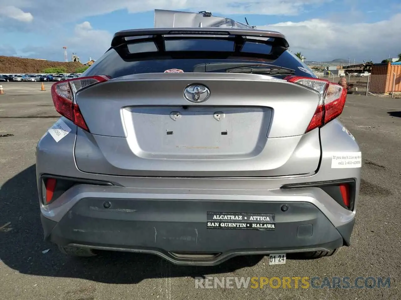 6 fotografías del automóvil dañado JTNKHMBX1K1030197 TOYOTA C-HR 2019