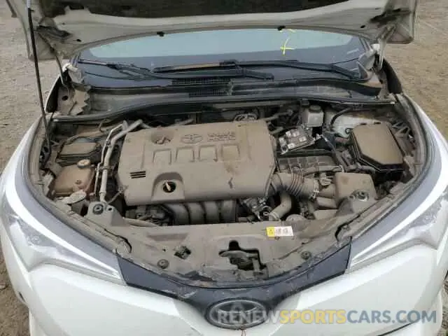 12 fotografías del automóvil dañado JTNKHMBX1K1033097 TOYOTA C-HR 2019