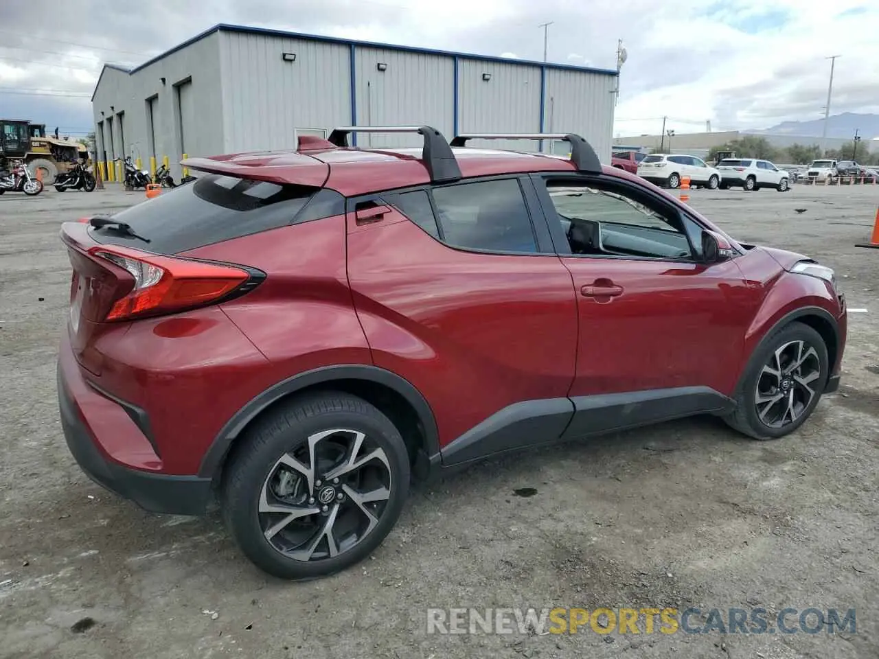 3 fotografías del automóvil dañado JTNKHMBX1K1033830 TOYOTA C-HR 2019