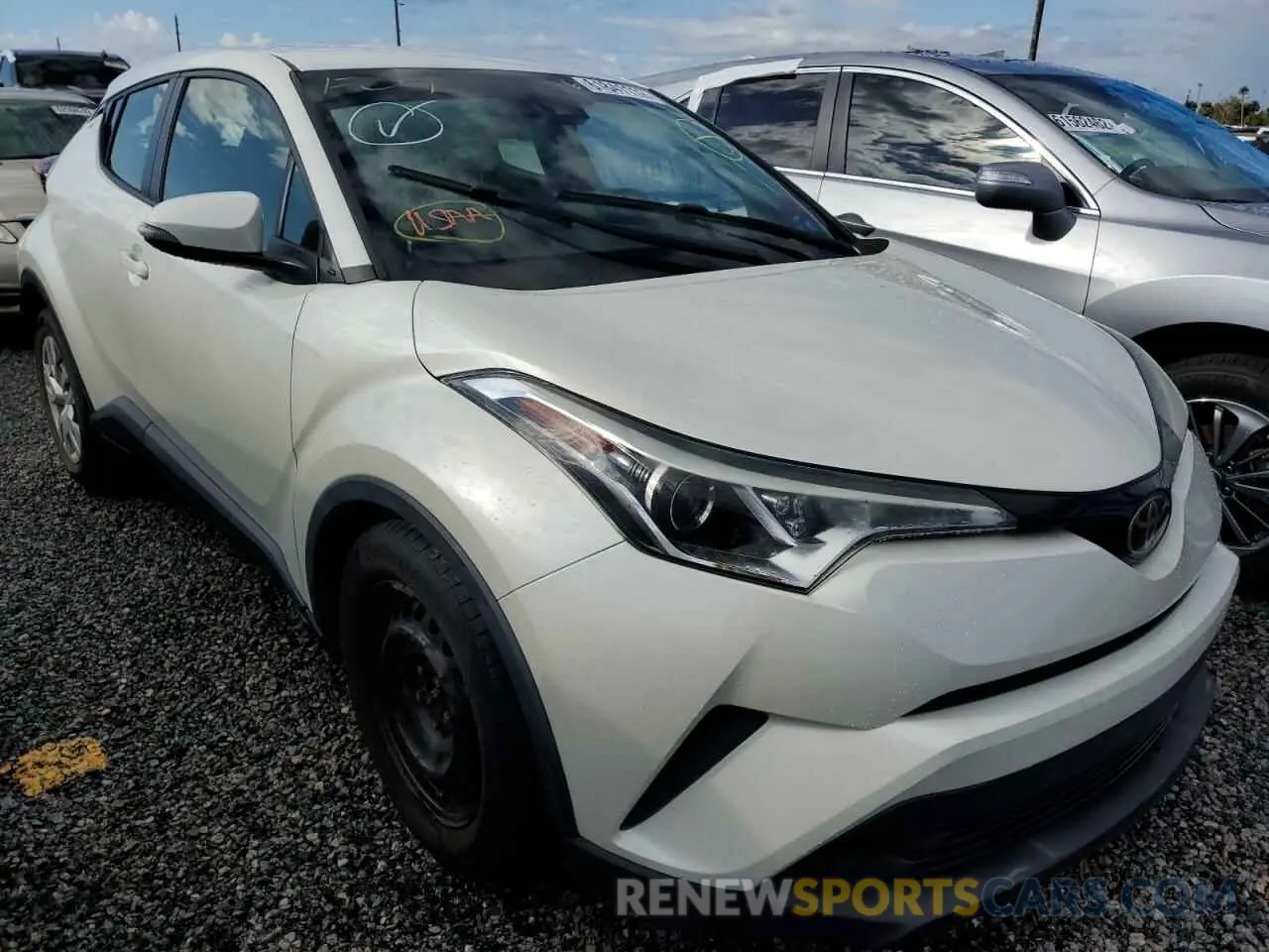 1 fotografías del automóvil dañado JTNKHMBX1K1034461 TOYOTA C-HR 2019