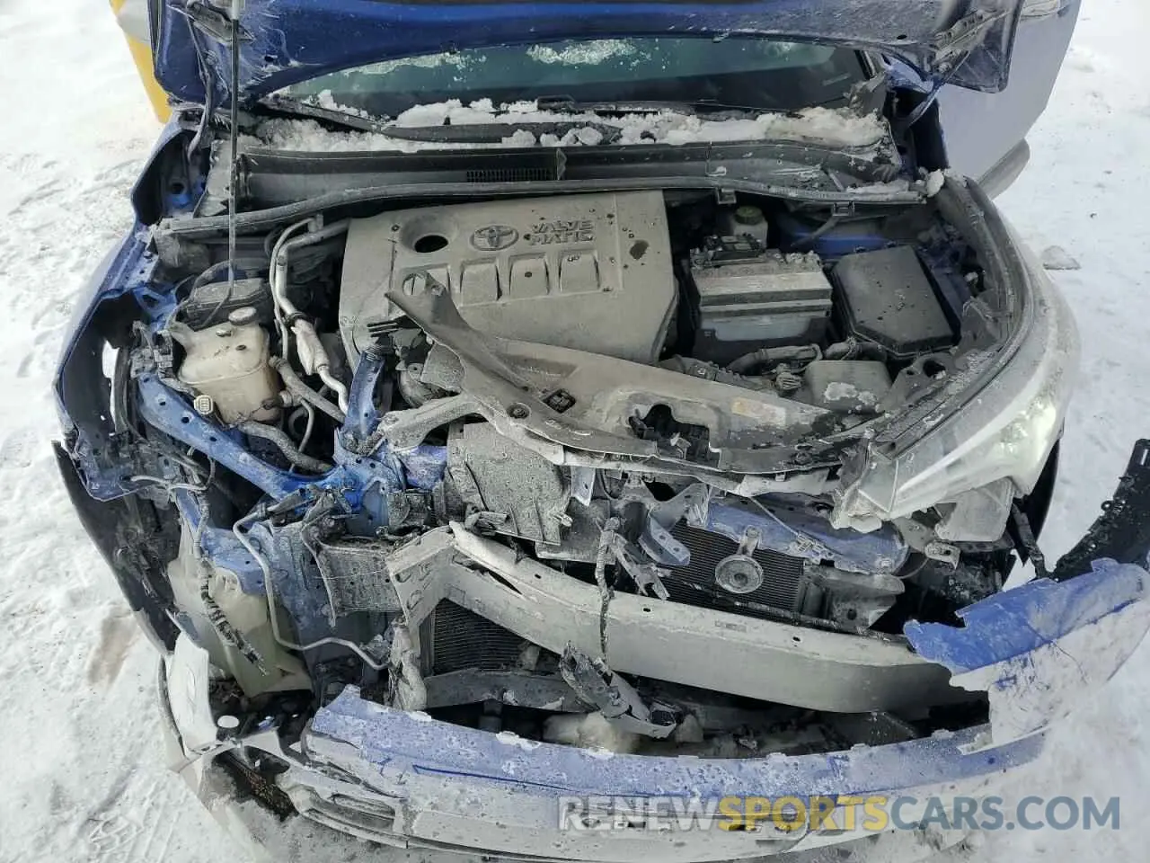 12 fotografías del automóvil dañado JTNKHMBX1K1046125 TOYOTA C-HR 2019