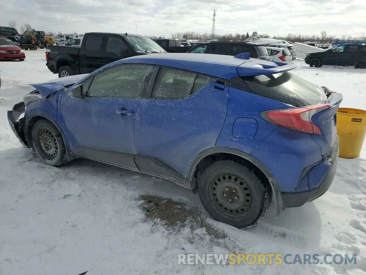 2 fotografías del automóvil dañado JTNKHMBX1K1046125 TOYOTA C-HR 2019