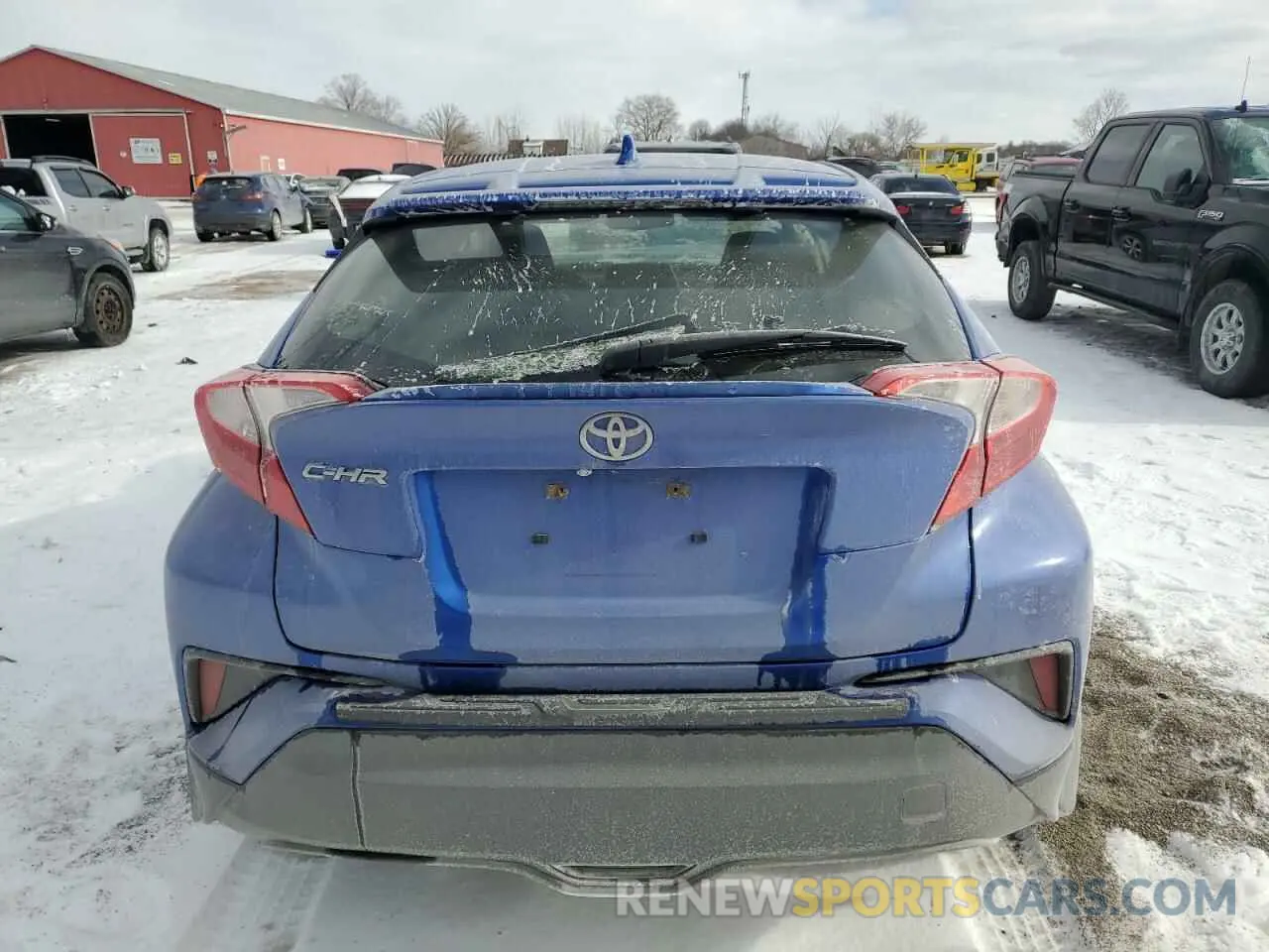 6 fotografías del automóvil dañado JTNKHMBX1K1046125 TOYOTA C-HR 2019