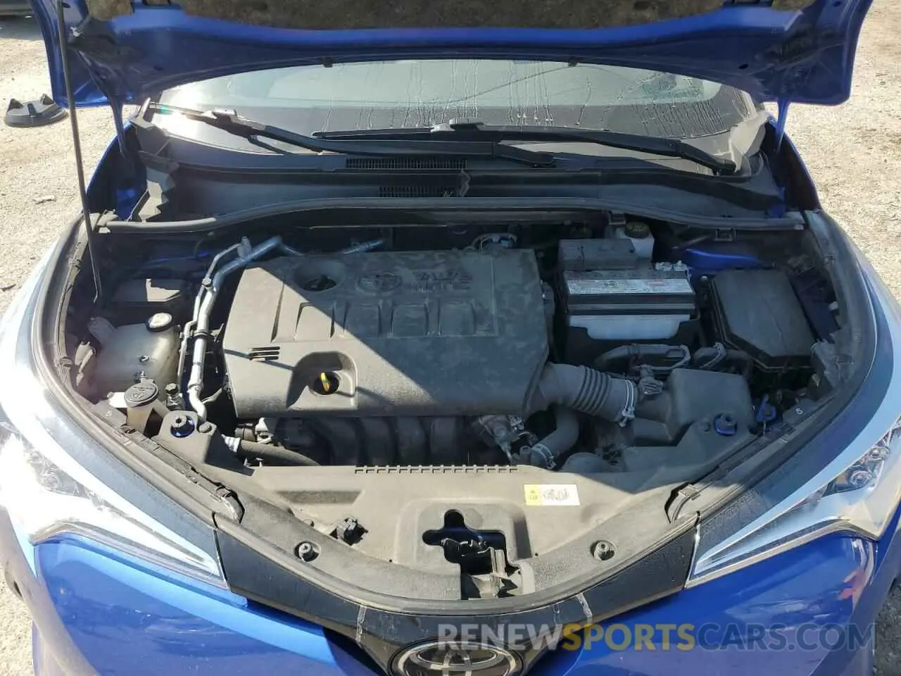 11 fotografías del automóvil dañado JTNKHMBX1K1054502 TOYOTA C-HR 2019