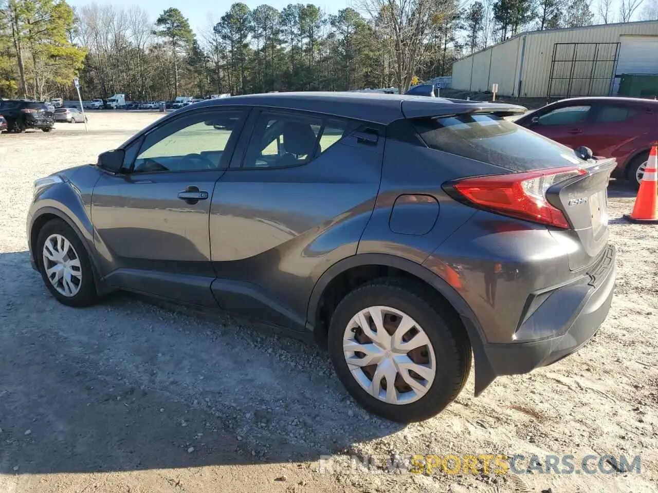 2 fotografías del automóvil dañado JTNKHMBX2K1017345 TOYOTA C-HR 2019