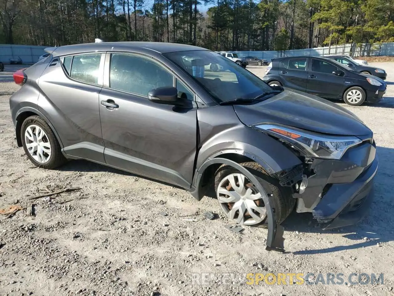 4 fotografías del automóvil dañado JTNKHMBX2K1017345 TOYOTA C-HR 2019