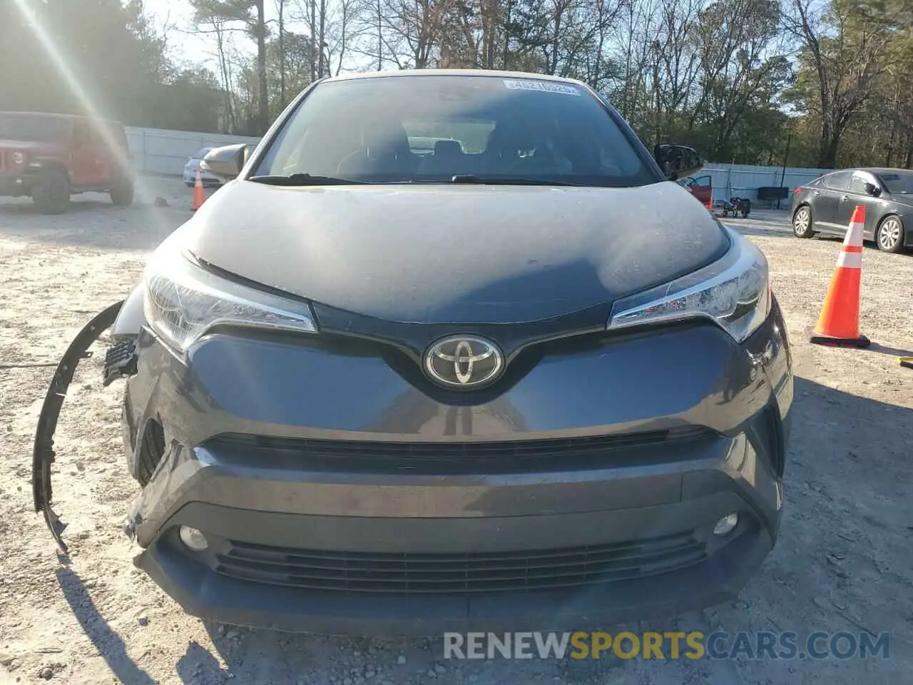 5 fotografías del automóvil dañado JTNKHMBX2K1017345 TOYOTA C-HR 2019