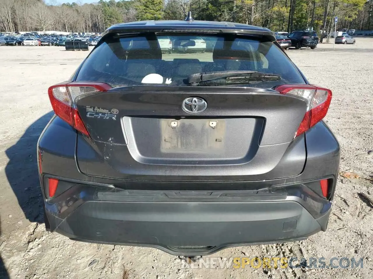 6 fotografías del automóvil dañado JTNKHMBX2K1017345 TOYOTA C-HR 2019
