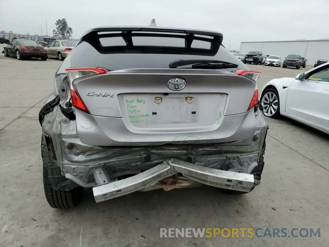 6 fotografías del automóvil dañado JTNKHMBX2K1017815 TOYOTA C-HR 2019