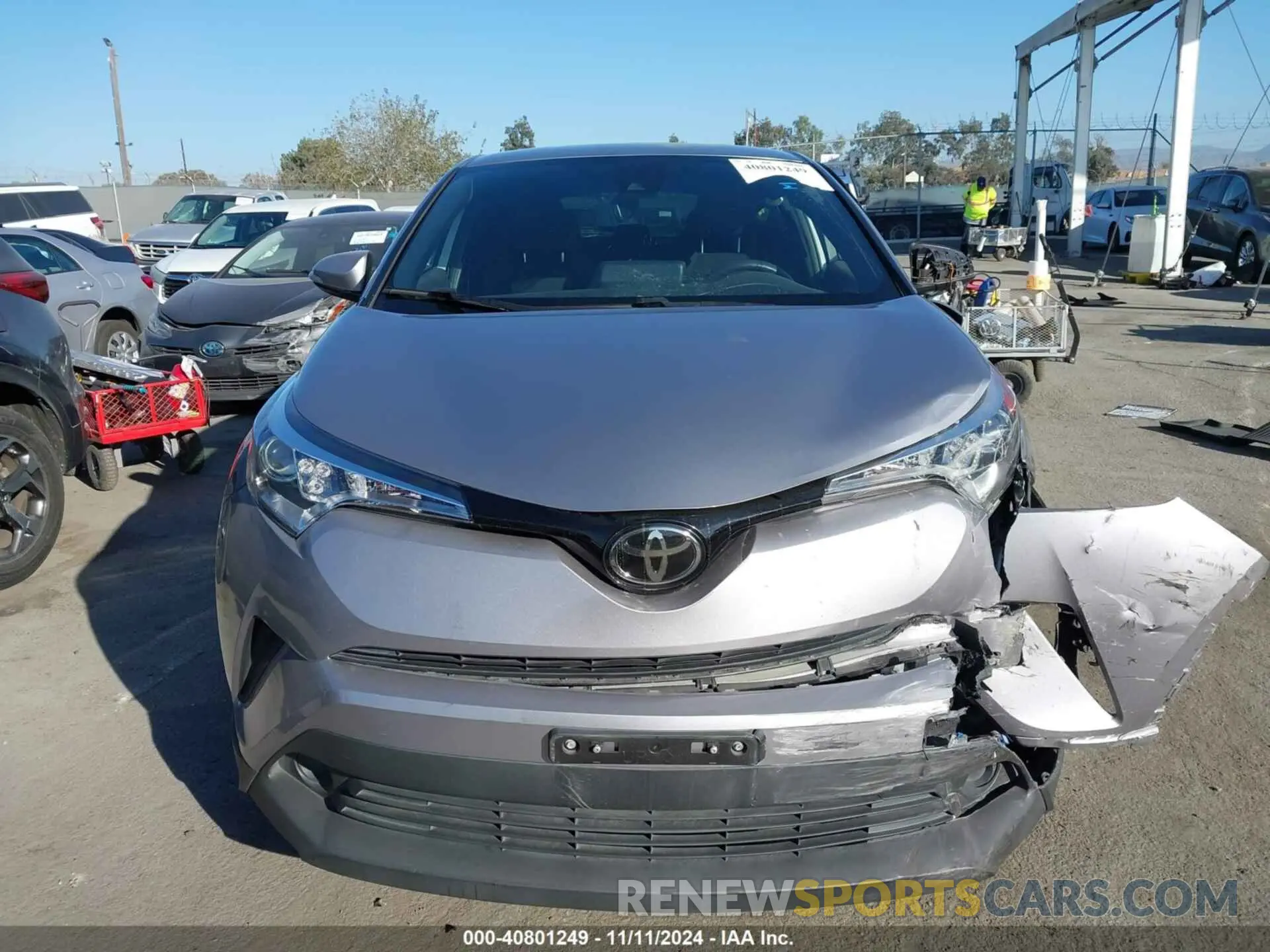 12 fotografías del automóvil dañado JTNKHMBX2K1019340 TOYOTA C-HR 2019