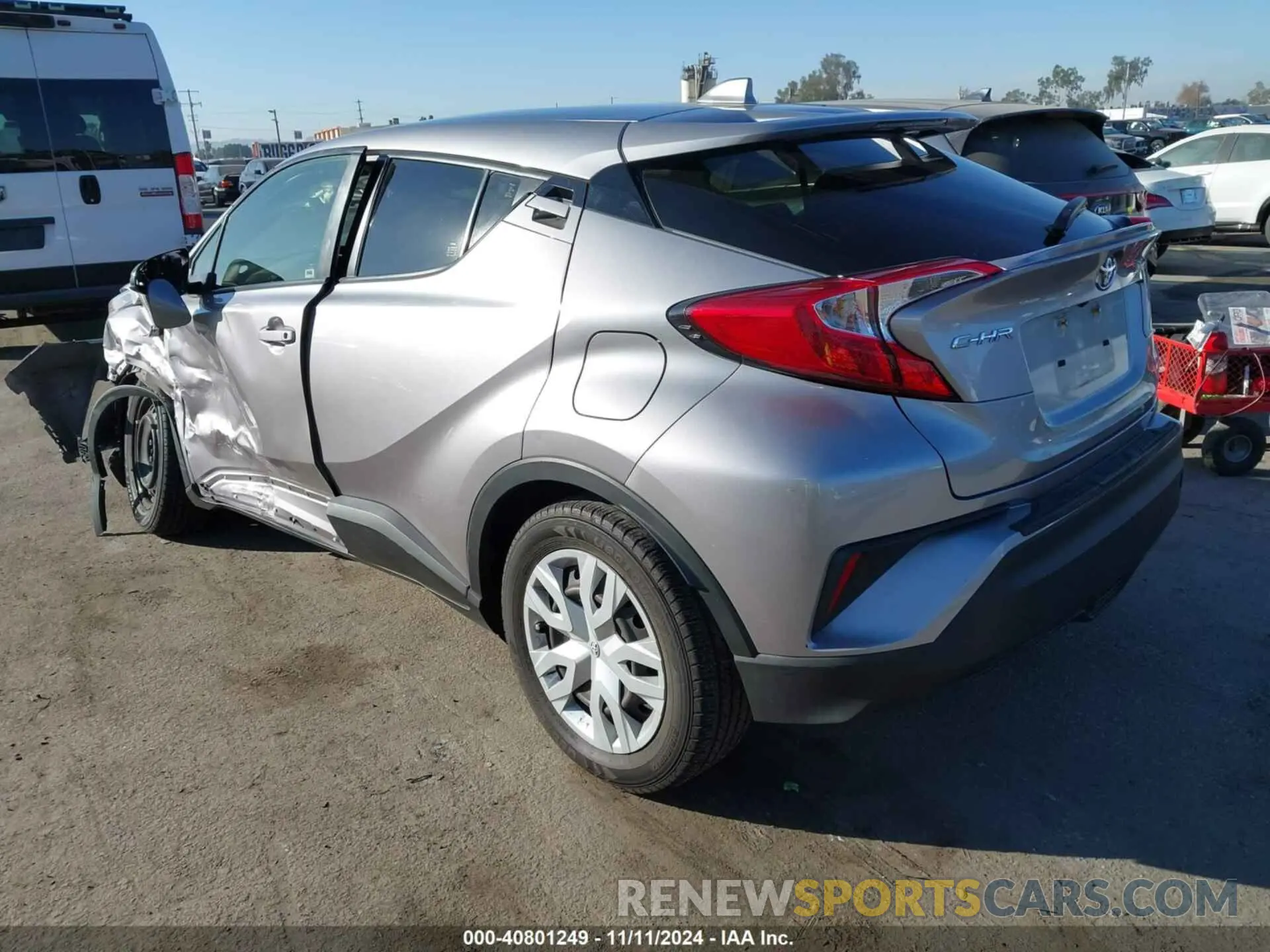 3 fotografías del automóvil dañado JTNKHMBX2K1019340 TOYOTA C-HR 2019