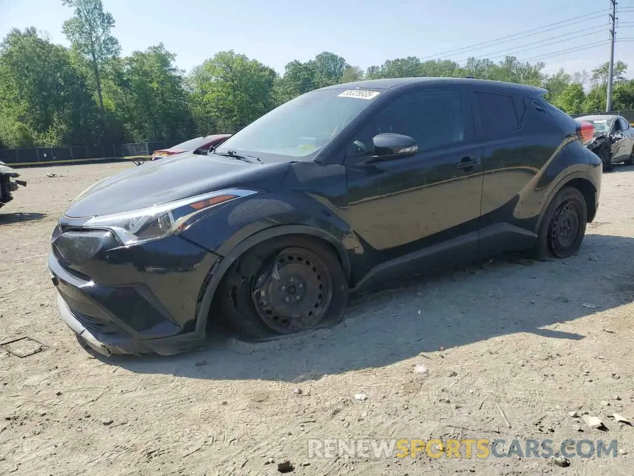 1 fotografías del automóvil dañado JTNKHMBX2K1027485 TOYOTA C-HR 2019