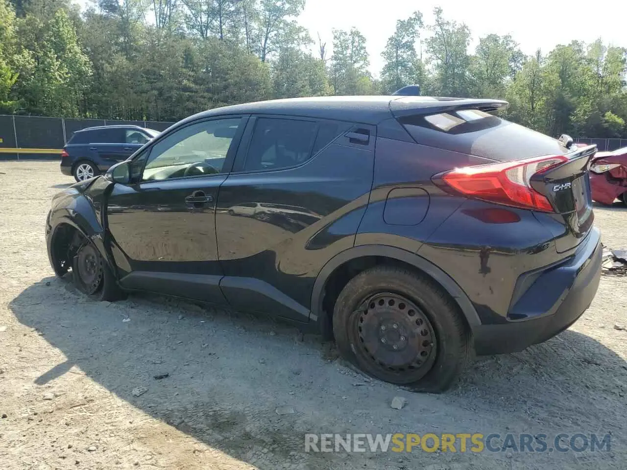 2 fotografías del automóvil dañado JTNKHMBX2K1027485 TOYOTA C-HR 2019