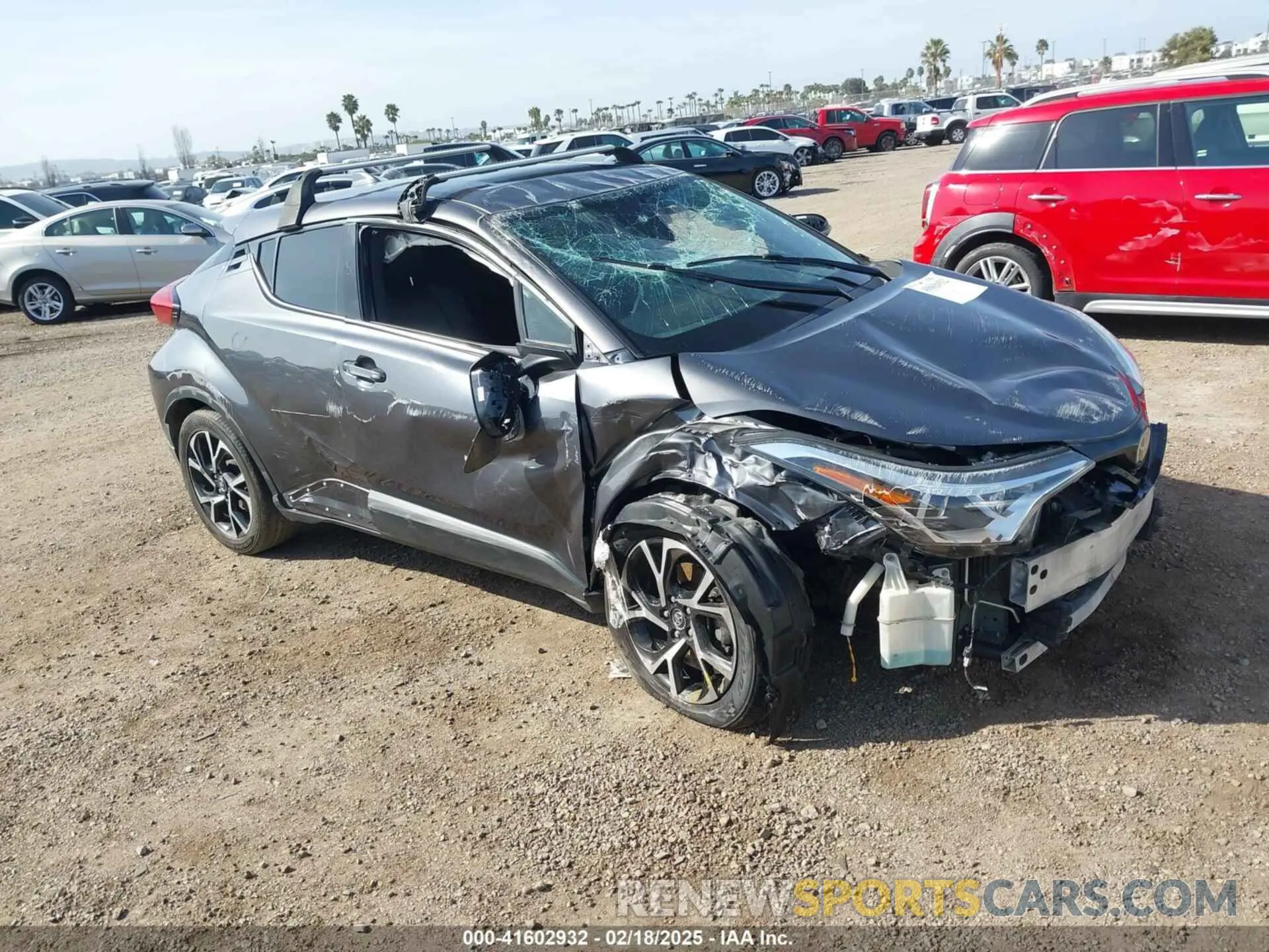 1 fotografías del automóvil dañado JTNKHMBX3K1018567 TOYOTA C-HR 2019