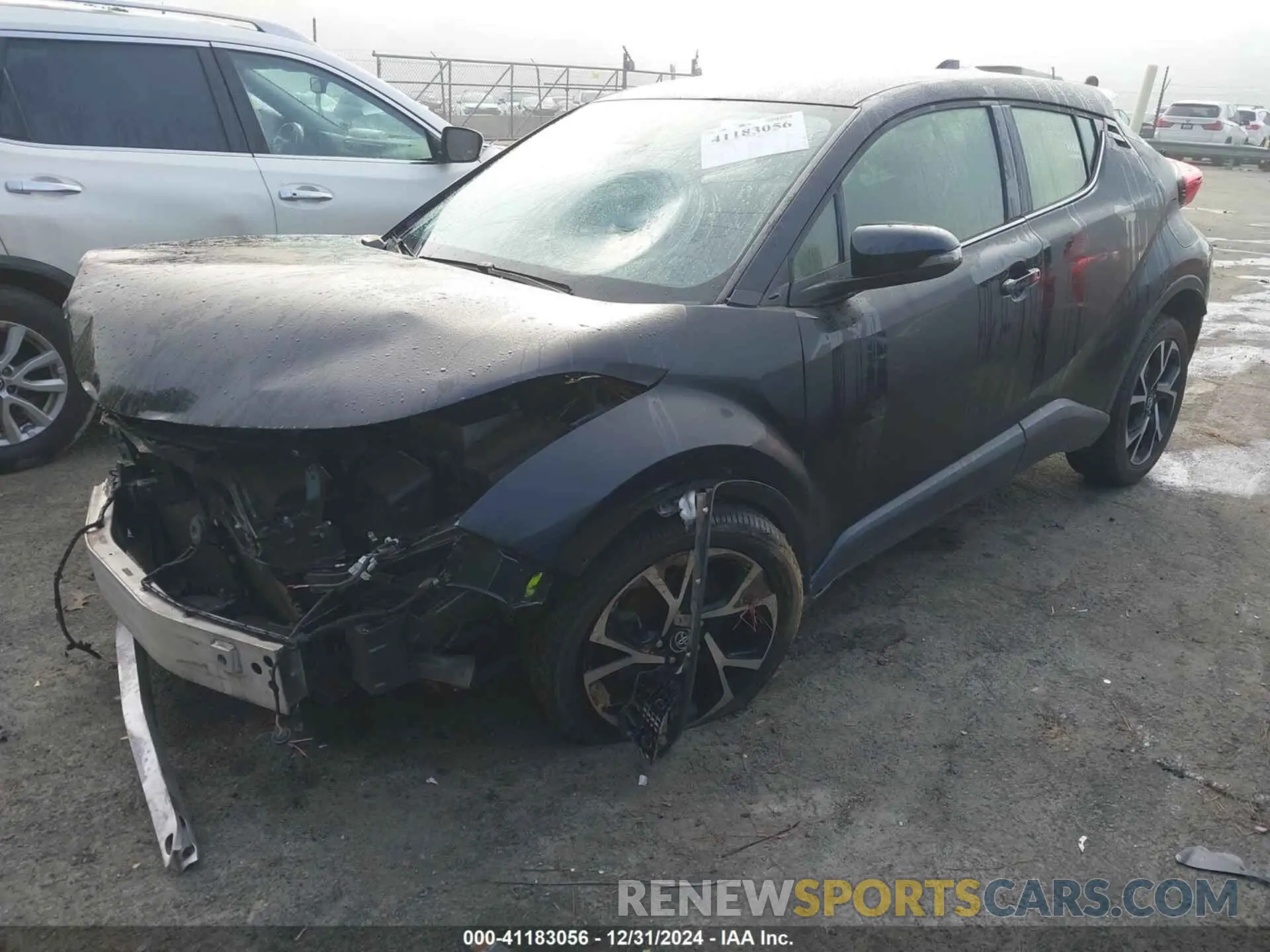 2 fotografías del automóvil dañado JTNKHMBX3K1022053 TOYOTA C-HR 2019