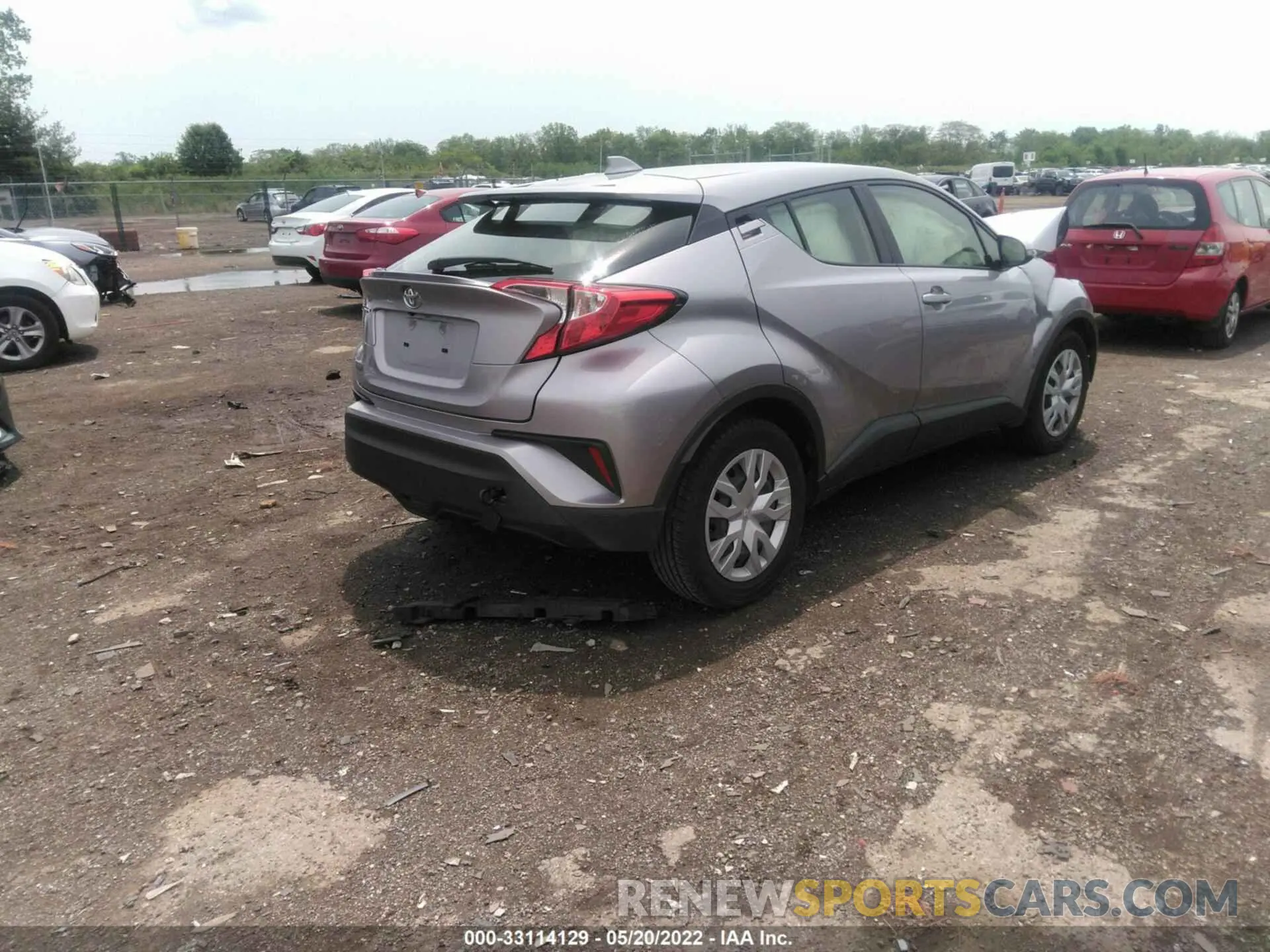 4 fotografías del automóvil dañado JTNKHMBX3K1027947 TOYOTA C-HR 2019