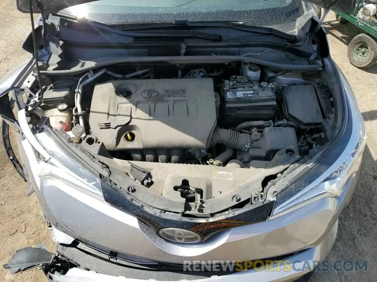 11 fotografías del automóvil dañado JTNKHMBX3K1030296 TOYOTA C-HR 2019