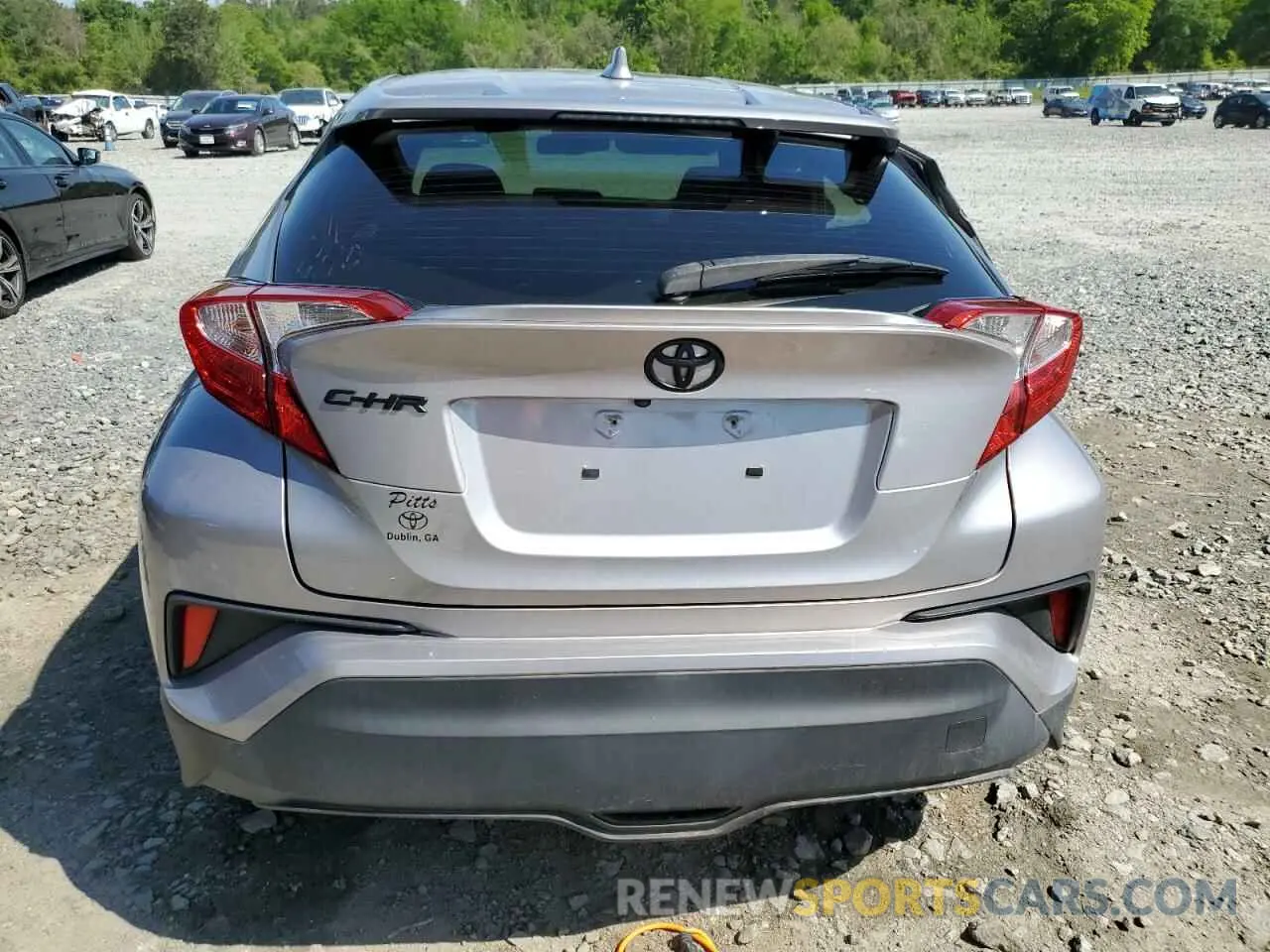 6 fotografías del automóvil dañado JTNKHMBX3K1050175 TOYOTA C-HR 2019