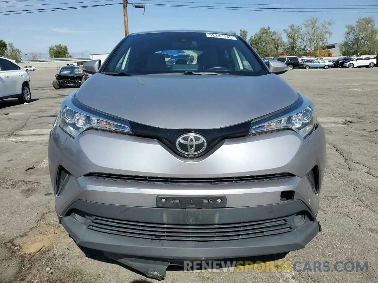 5 fotografías del automóvil dañado JTNKHMBX3K1050872 TOYOTA C-HR 2019