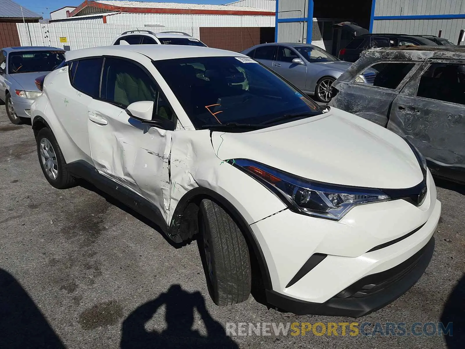 1 fotografías del automóvil dañado JTNKHMBX3K1058194 TOYOTA C-HR 2019