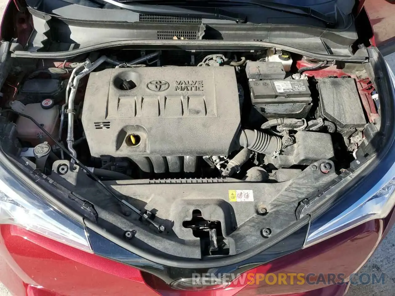 12 fotografías del automóvil dañado JTNKHMBX3K1062441 TOYOTA C-HR 2019