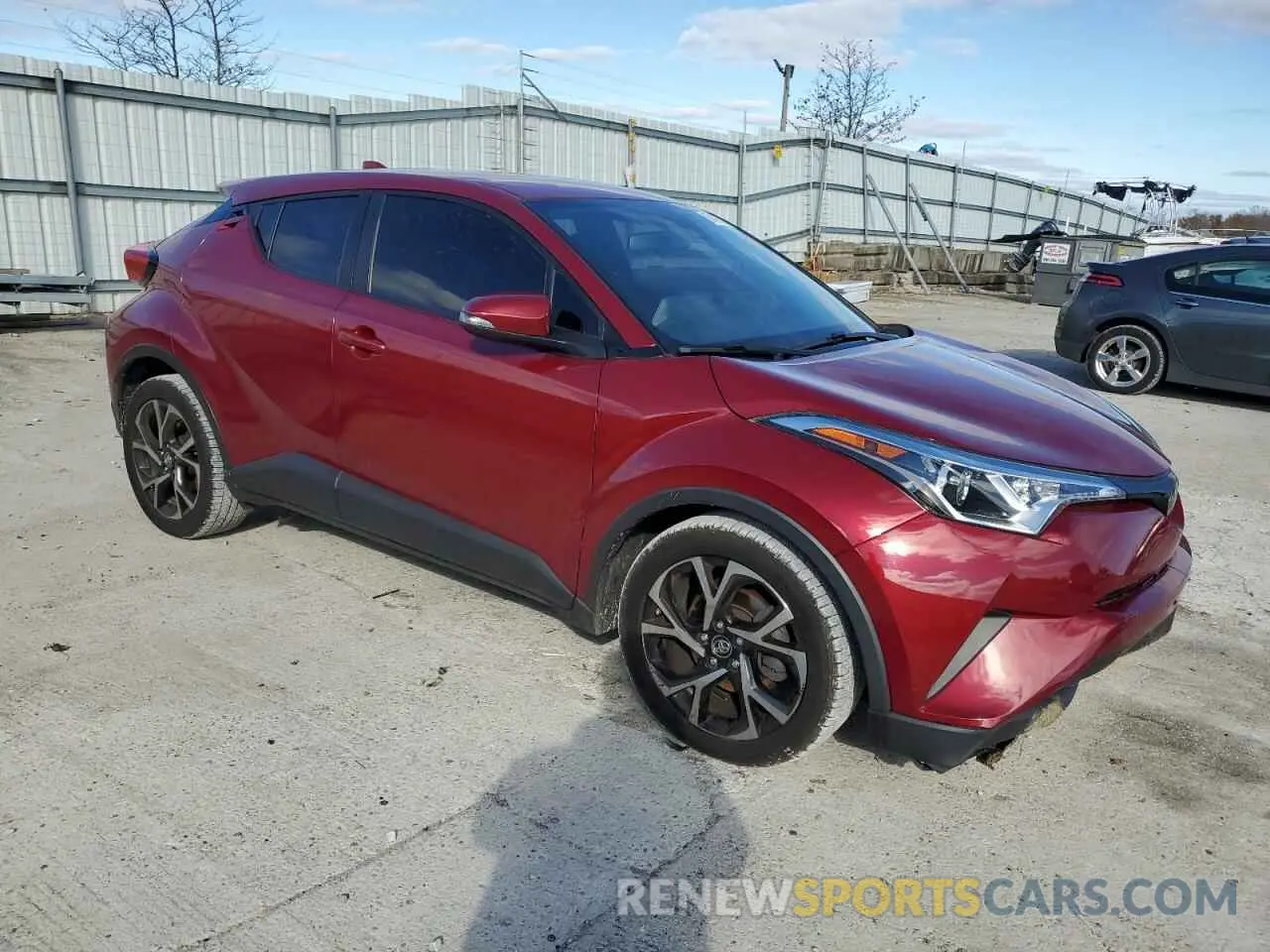 4 fotografías del automóvil dañado JTNKHMBX3K1062441 TOYOTA C-HR 2019