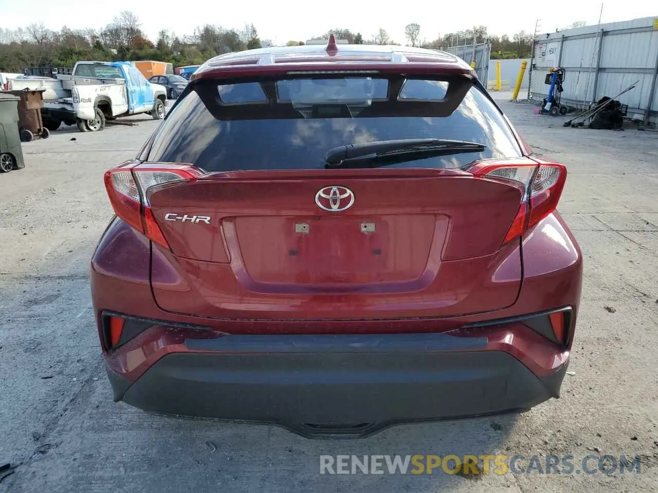 6 fotografías del automóvil dañado JTNKHMBX3K1062441 TOYOTA C-HR 2019