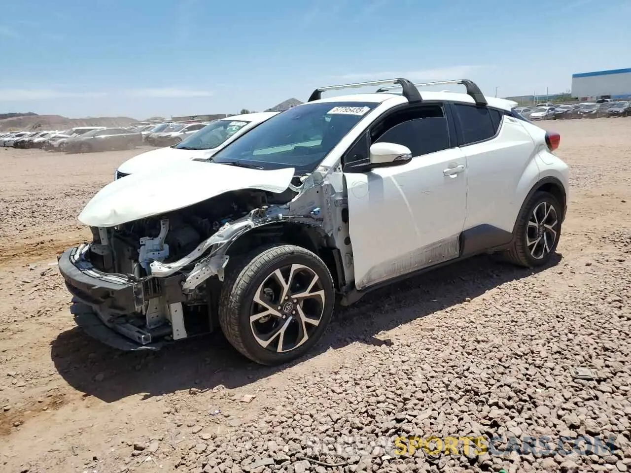1 fotografías del automóvil dañado JTNKHMBX4K1016293 TOYOTA C-HR 2019