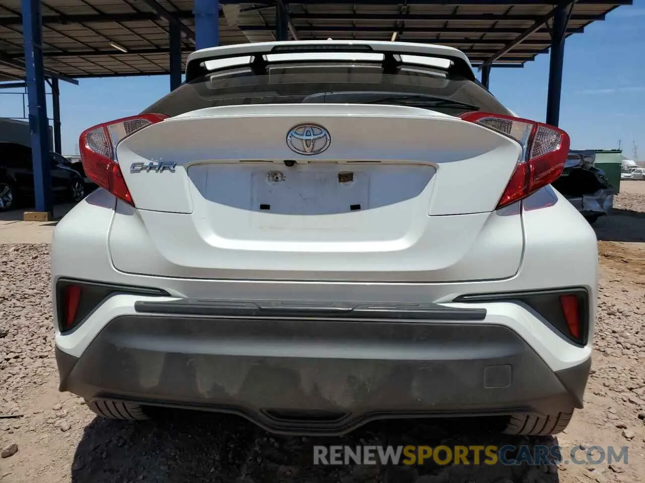 6 fotografías del automóvil dañado JTNKHMBX4K1016293 TOYOTA C-HR 2019