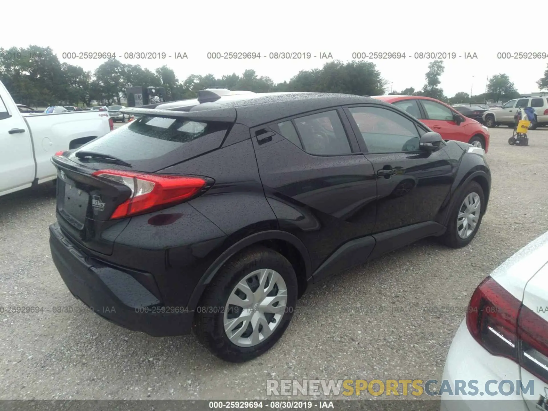 4 fotografías del automóvil dañado JTNKHMBX4K1020814 TOYOTA C-HR 2019