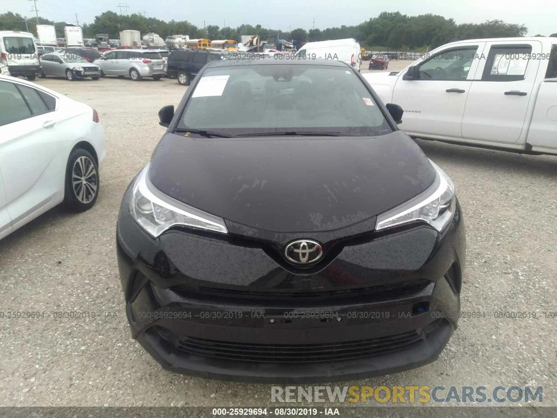 6 fotografías del automóvil dañado JTNKHMBX4K1020814 TOYOTA C-HR 2019